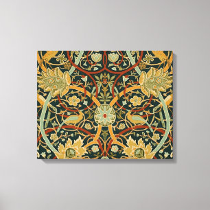 William Morris Forest Tapestry Pattern: Vintage Canvas Print
