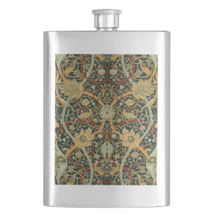William Morris Forest Tapestry Pattern: Vintage Flask