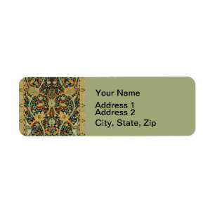 William Morris Forest Tapestry Pattern: Vintage Label