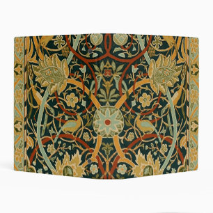 William Morris Forest Tapestry Pattern: Vintage Mini Binder