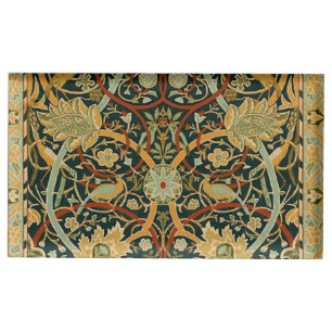 William Morris Forest Tapestry Pattern: Vintage Place Card Holder