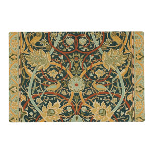 William Morris Forest Tapestry Pattern: Vintage Placemat