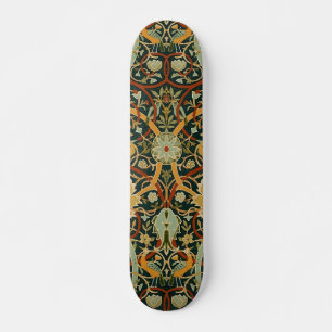 William Morris Forest Tapestry Pattern: Vintage Skateboard