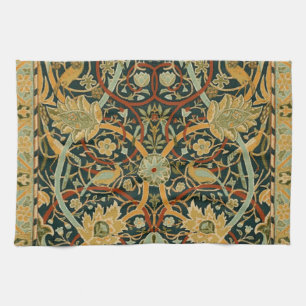 William Morris Forest Tapestry Pattern: Vintage Towel