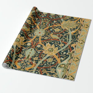 William Morris Forest Tapestry Pattern: Vintage Wrapping Paper
