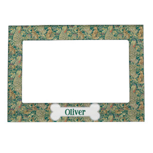 William Morris Forest Victorian Personalized Pet Magnetic Frame
