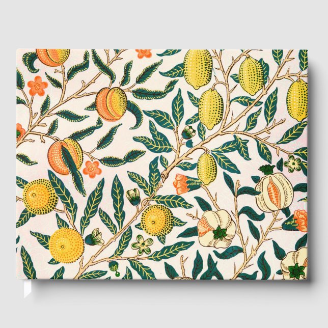 William Morris Fruit And Pomegranate Guest Book (Front)