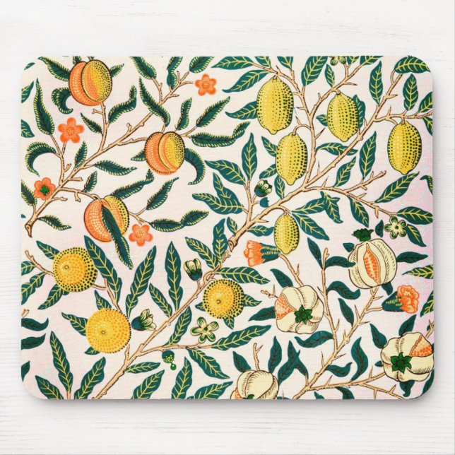 WILLIAM MORRIS "FRUIT OR POMEGRANATE" MOUSE PAD (Front)