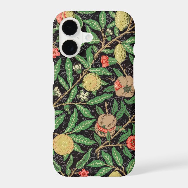 William Morris - Fruit Pattern iPhone Case (Back)