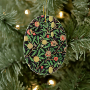 William Morris Fruit pattern Vintage Ceramic Ornament