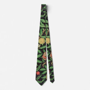 William Morris Fruit pattern Vintage Neck Tie