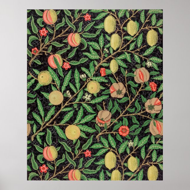 William Morris Fruit pattern Vintage Poster (Front)