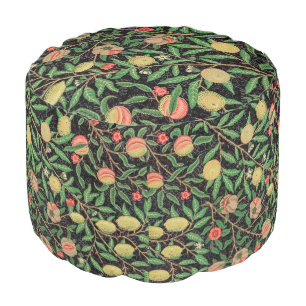 William Morris Fruit pattern Vintage Pouf