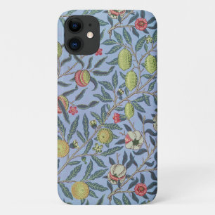 William Morris Fruit Pomegranate Blue Ornament iPhone 11 Case