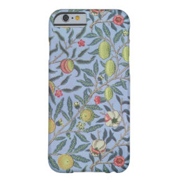 William Morris Fruit Pomegranate Blue Ornament Barely There iPhone 6 Case