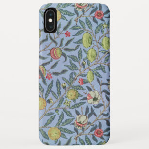 William Morris Fruit Pomegranate Blue Ornament iPhone XS Max Case