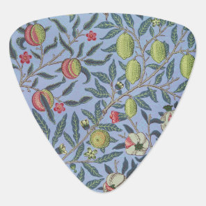 William Morris Fruit Pomegranate Blue Ornament Guitar Pick