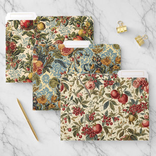 William Morris Fruit Pomegranate Floral pattern File Folder