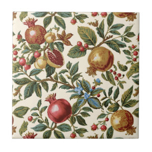 William Morris Fruit Pomegranate pattern Ceramic Tile