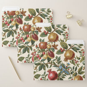 William Morris Fruit Pomegranate pattern File Folder
