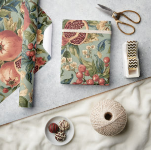 William Morris Fruit Pomegranate pattern Wrapping Paper