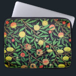 William Morris Fruit & Pomegranate Sleeve<br><div class="desc">Trade your boring laptop bag for a piece of timeless luxury that reflects your appreciation for classic design. Featuring the iconic William Morris 'Fruit' (or 'Pomegranate') pattern, this laptop sleeve instantly brings the Arts & Crafts movement into your daily life. The rich, dark background and vibrant lemon, pomegranate, and peach...</div>