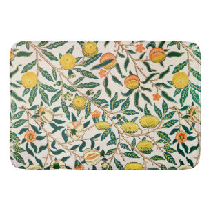 William Morris Fruit Pomegranate Vintage Bath Mat