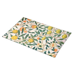 William Morris Fruit Pomegranate Vintage  Cloth Placemat
