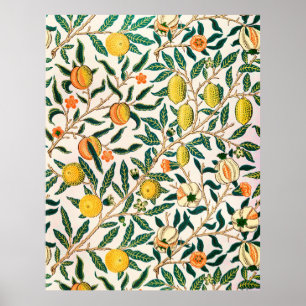 William Morris Fruit Pomegranate Vintage Poster