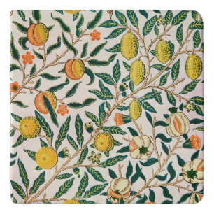 William Morris Fruit Pomegranate Vintage Trivet