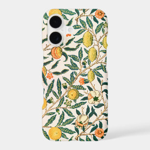 William Morris Fruit Pomegranate White Ornament iPhone 17 Case
