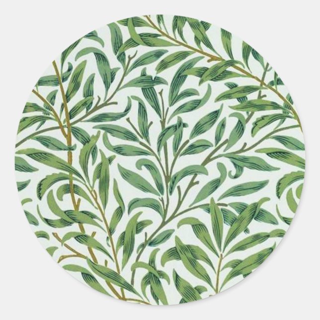 William Morris Garden Leaf Pattern Stickers (Front)