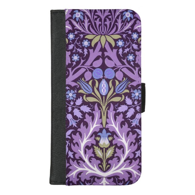 William Morris “Garden Leaves” 2 iPhone Wallet Case (Front)