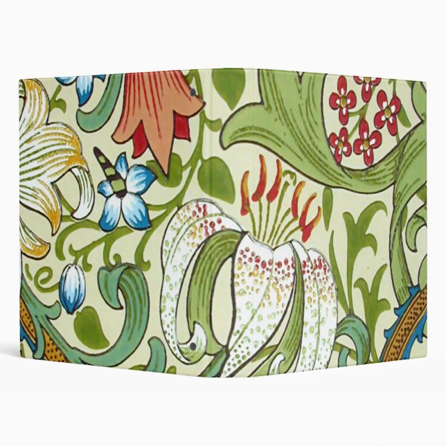 William Morris Garden Lily Wallpaper Binder (Background)