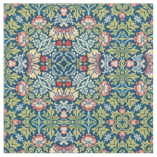 William Morris Geometric Pattern Fabric