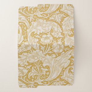 William Morris Gold Bachelors Button Floral File Folder