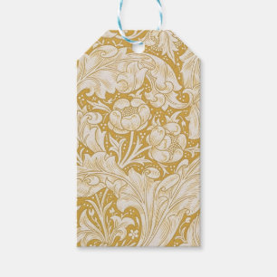 William Morris Gold Bachelors Button Floral Gift Tags