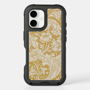 William Morris Gold Bachelors Button Floral iPhone 16 Case