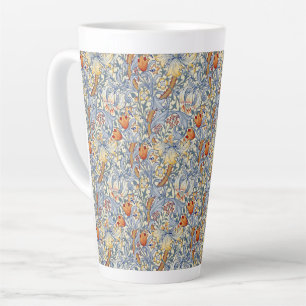 William Morris Gold Lily Victorian Wallpaper Latte Mug