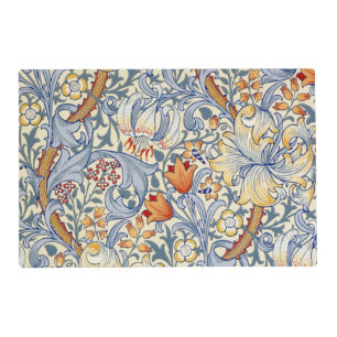 William Morris Gold Lily Victorian Wallpaper Placemat