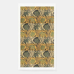 William Morris Gold Tulip Lily Vintage Wallpaper Paper Guest Towels