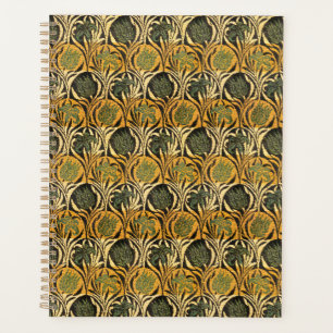 William Morris Gold Tulip Lily Vintage Wallpaper Planner
