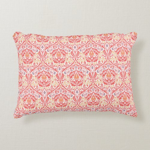 William Morris Golden Bough in Red Accent Pillow