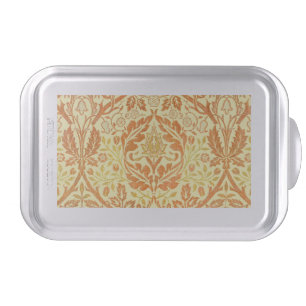 William Morris Golden Bough Orange Floral Art Cake Pan