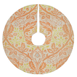 William Morris Golden Bough Pattern Vintage Art Brushed Polyester Tree Skirt