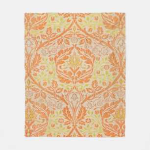 William Morris Golden Bough Pattern Vintage Art Fleece Blanket