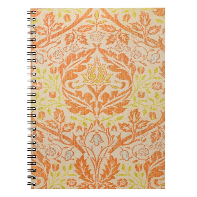 William Morris Golden Bough Pattern Vintage Art Notebook (Front)