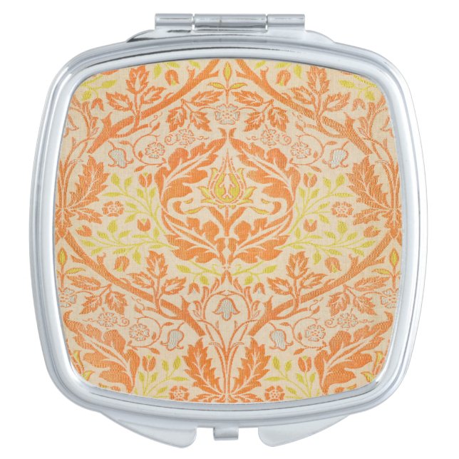 William Morris Golden Bough Tapestry Pattern Compact Mirror (Front)