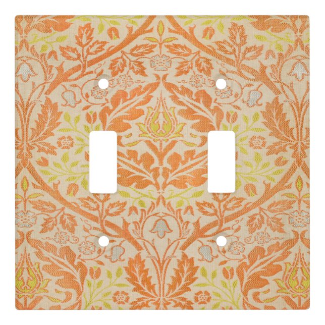 William Morris Golden Bough Tapestry Pattern Light Switch Cover (Front)
