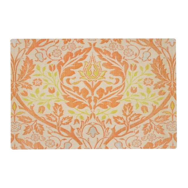 William Morris Golden Bough Tapestry Pattern Placemat (Front)